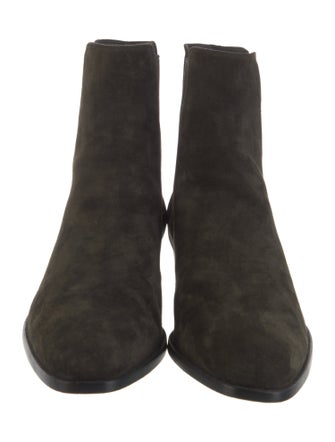 Saint Laurent Suede Chelsea Boots