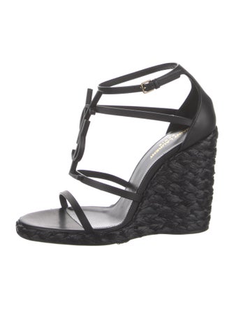 Saint Laurent Leather Espadrilles