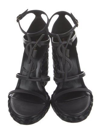 Saint Laurent Leather Espadrilles