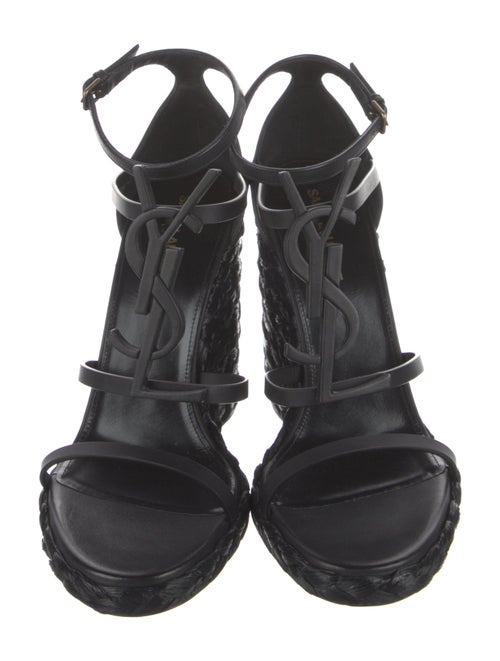 Saint Laurent Leather Espadrilles