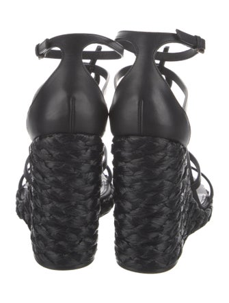 Saint Laurent Leather Espadrilles