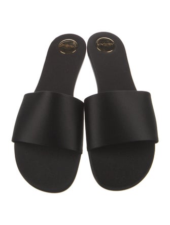 Saint Laurent Satin Slides