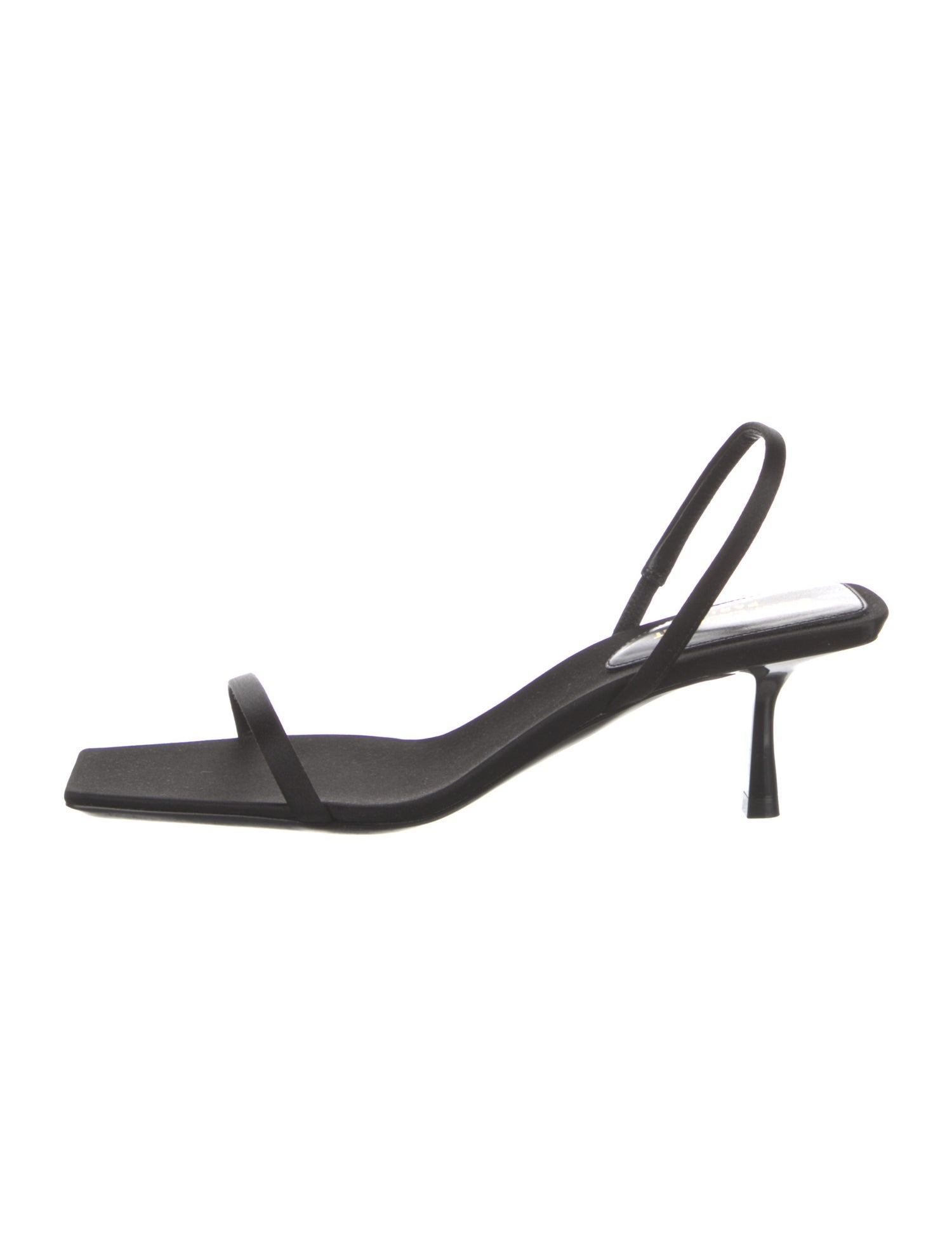 Saint Laurent Satin Slingback Sandals