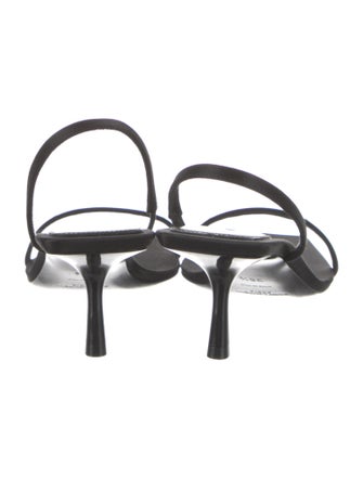 Saint Laurent Satin Slingback Sandals