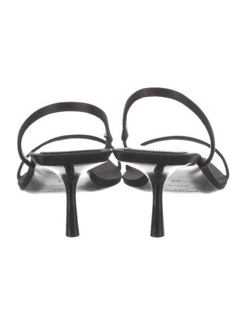 Saint Laurent Satin Slingback Sandals