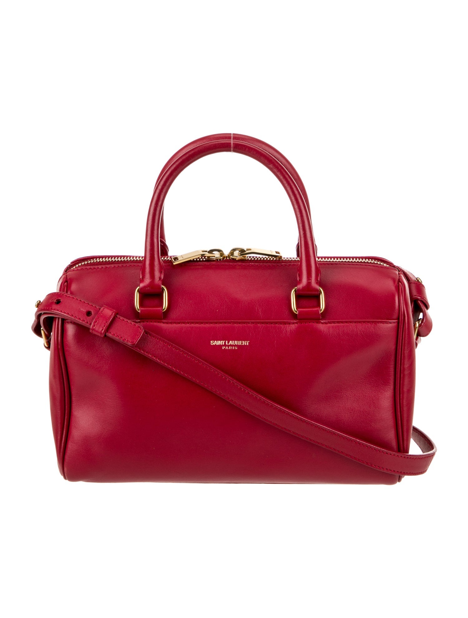 Saint Laurent Leather Classic Duffle Baby