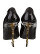 Saint Laurent Signature Logo Patent Leather Pumps