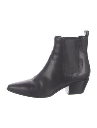 Saint Laurent Leather Chelsea Boots