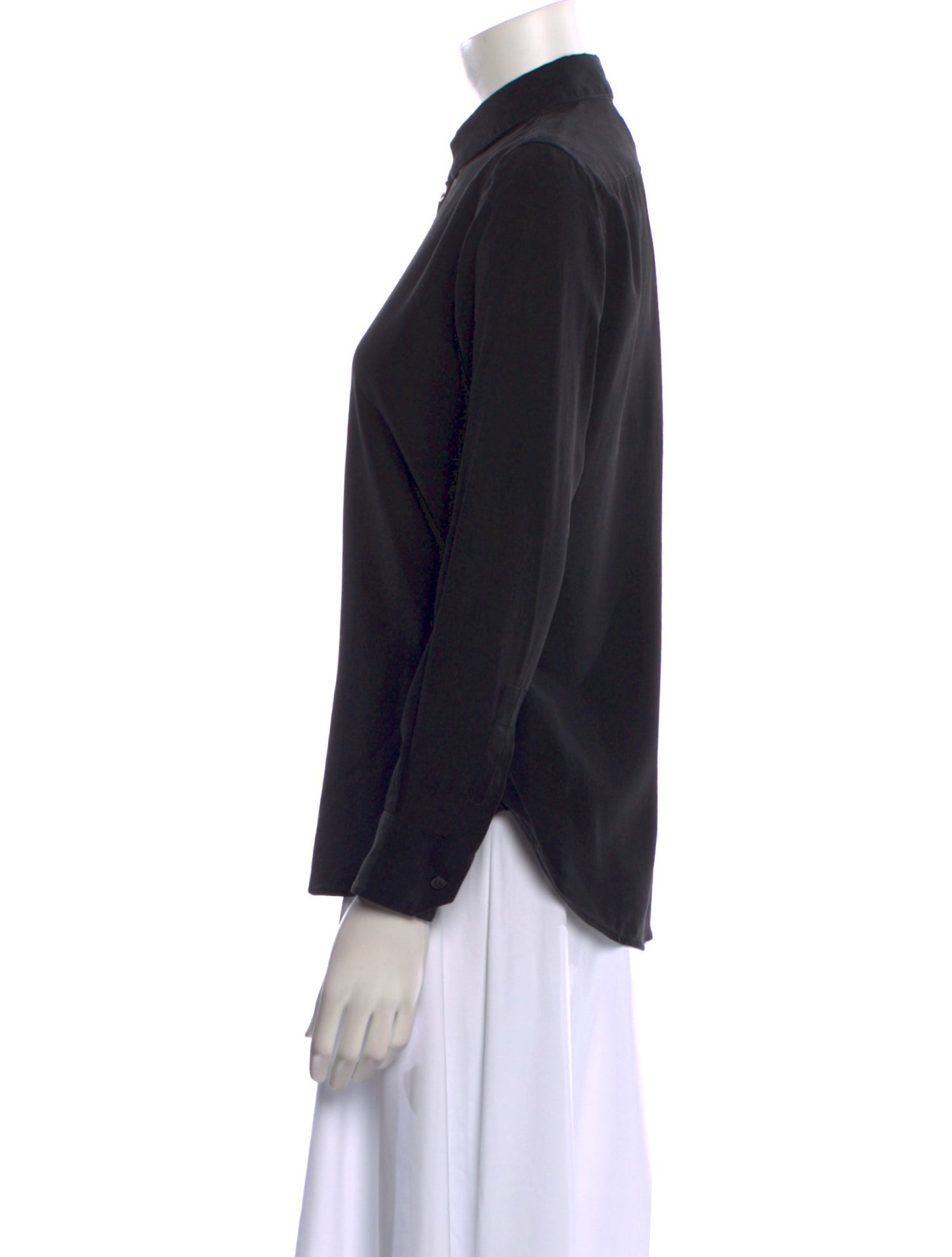 Saint Laurent 2019 Silk Button-Up Top