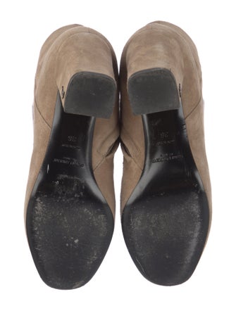 Saint Laurent Suede Sock Boots