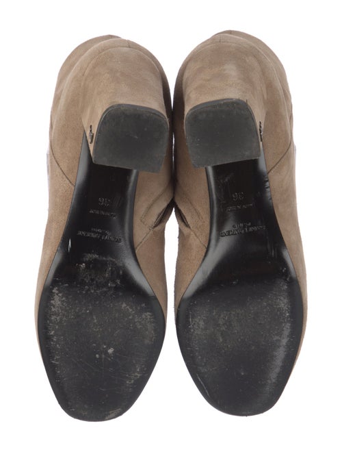Saint Laurent Suede Sock Boots