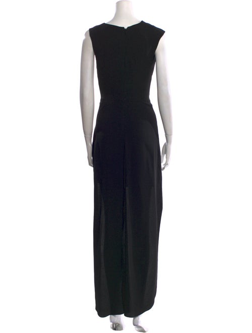 Saint Laurent Crew Neck Long Dress