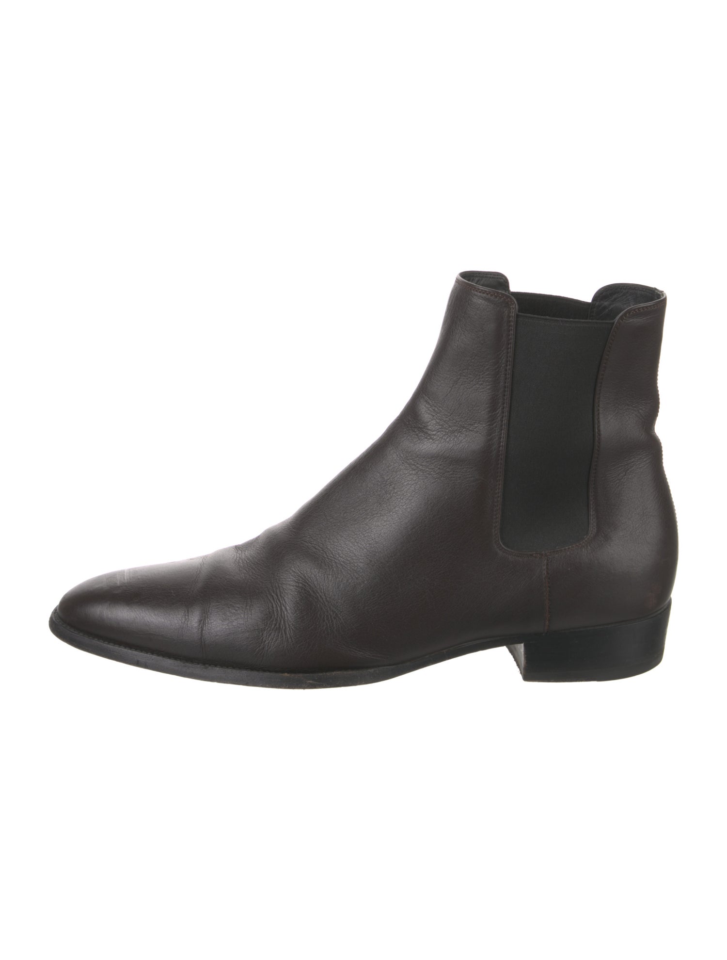 Saint Laurent Leather Chelsea Boots