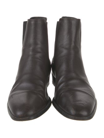Saint Laurent Leather Chelsea Boots