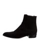 Saint Laurent Suede Chelsea Boots