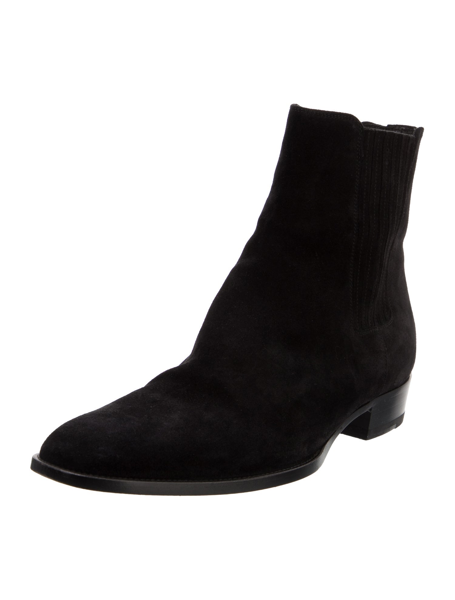 Saint Laurent Suede Chelsea Boots