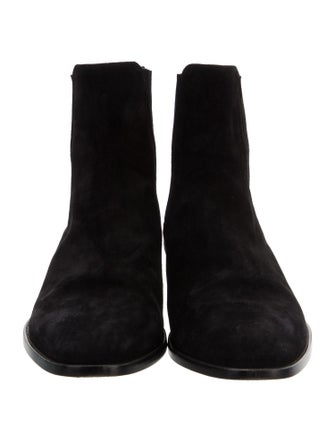 Saint Laurent Suede Chelsea Boots