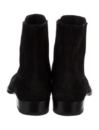 Saint Laurent Suede Chelsea Boots