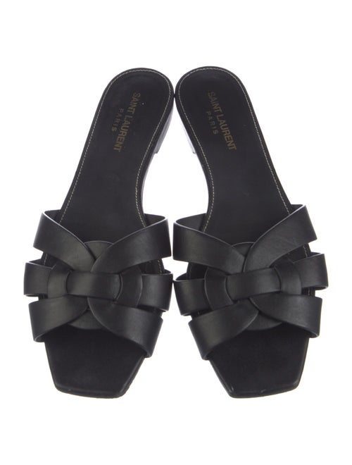 Saint Laurent Leather Slides