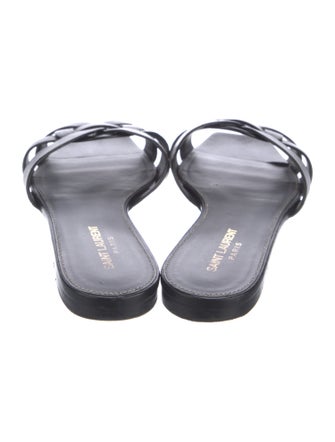 Saint Laurent Leather Slides