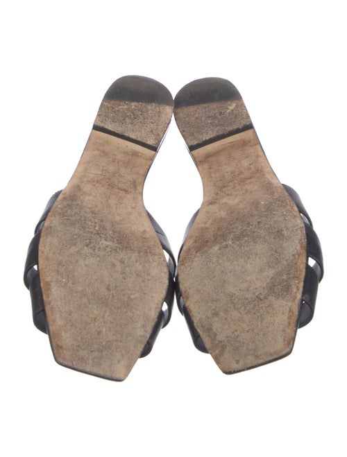 Saint Laurent Leather Slides