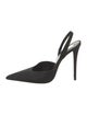 Saint Laurent Canvas Slingback Pumps
