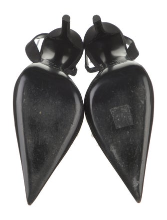 Saint Laurent Canvas Slingback Pumps