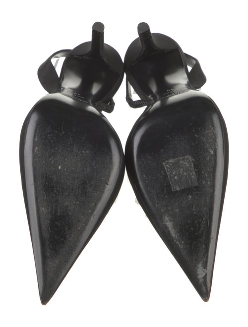 Saint Laurent Canvas Slingback Pumps