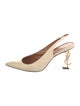 Saint Laurent Leather Slingback Pumps