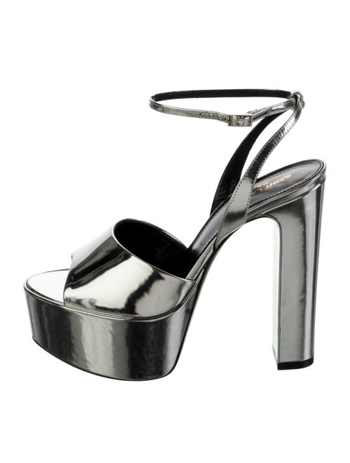 Saint Laurent Patent Leather Sandals