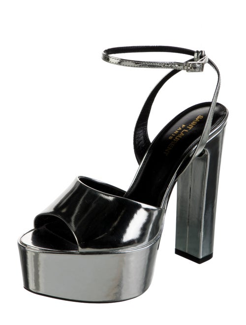 Saint Laurent Patent Leather Sandals