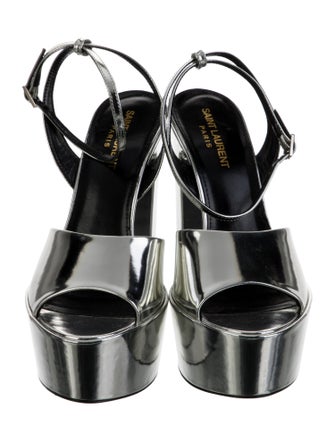 Saint Laurent Patent Leather Sandals