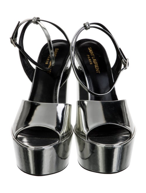 Saint Laurent Patent Leather Sandals