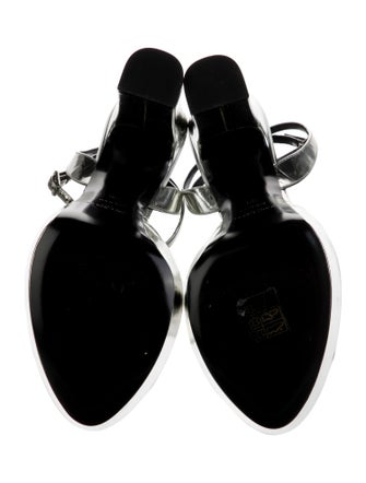 Saint Laurent Patent Leather Sandals