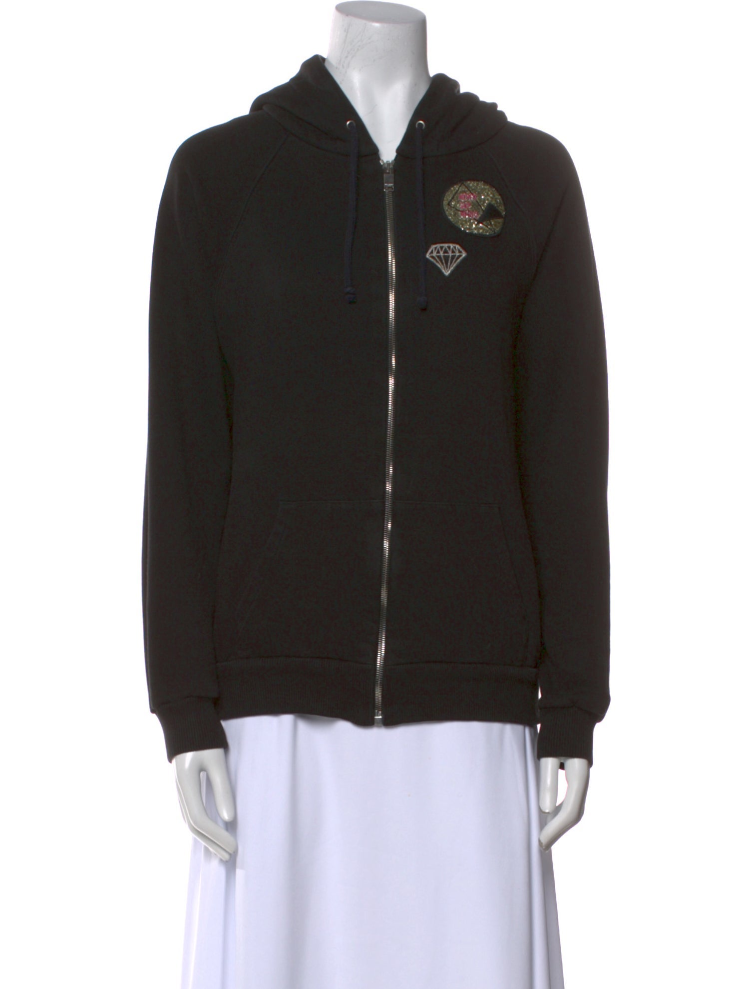 Saint Laurent Graphic Print Crew Neck Sweatshirt