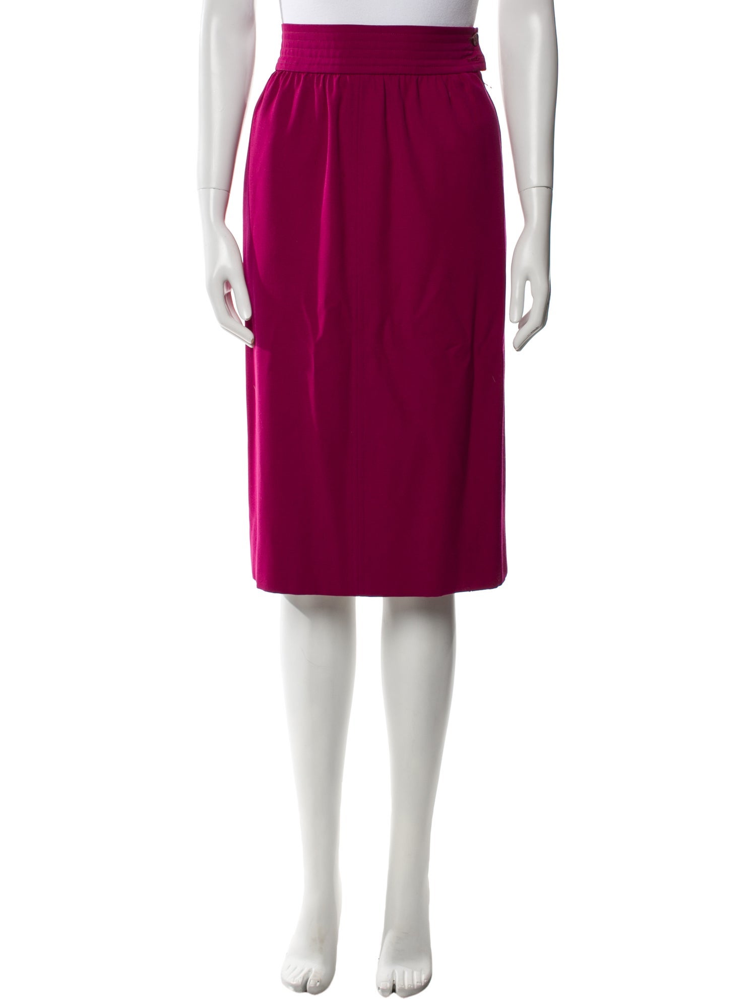 Yves Saint Laurent Rive Gauche Vintage Knee-Length Skirt