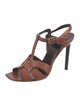 Saint Laurent Leather T-Strap Sandals