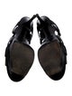 Saint Laurent Patent Leather T-Strap Sandals
