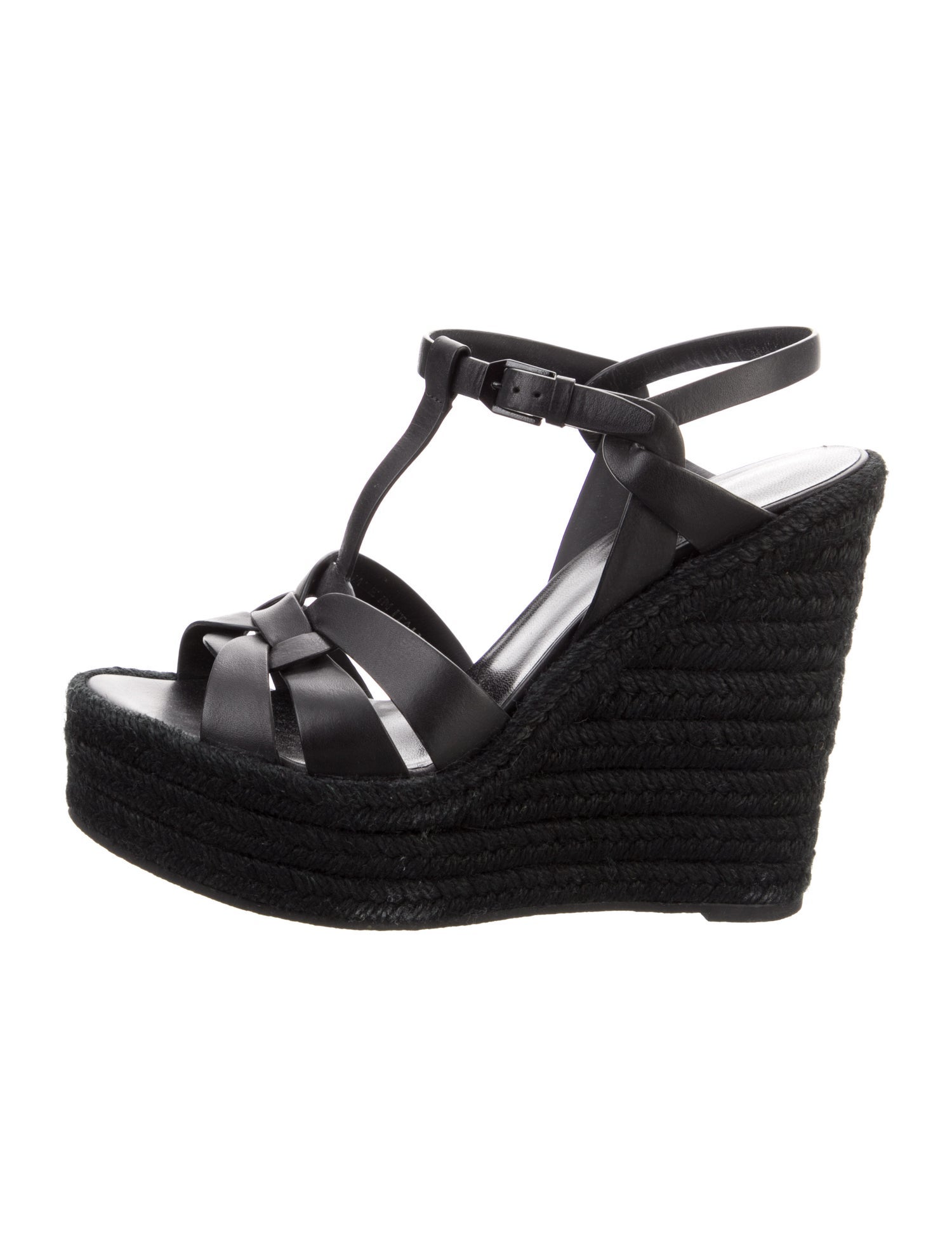 Saint Laurent Leather Espadrilles