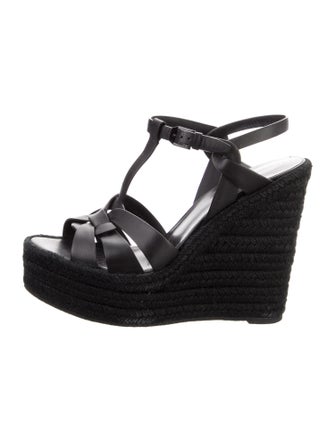 Saint Laurent Leather Espadrilles
