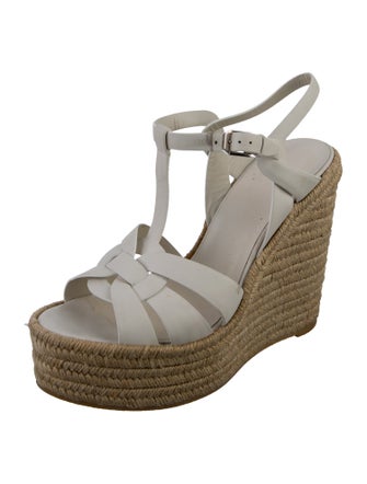 Saint Laurent Leather Espadrilles