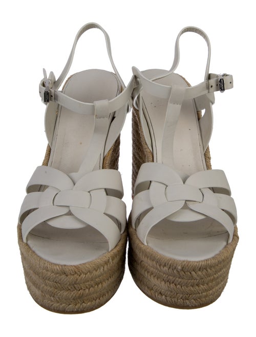 Saint Laurent Leather Espadrilles