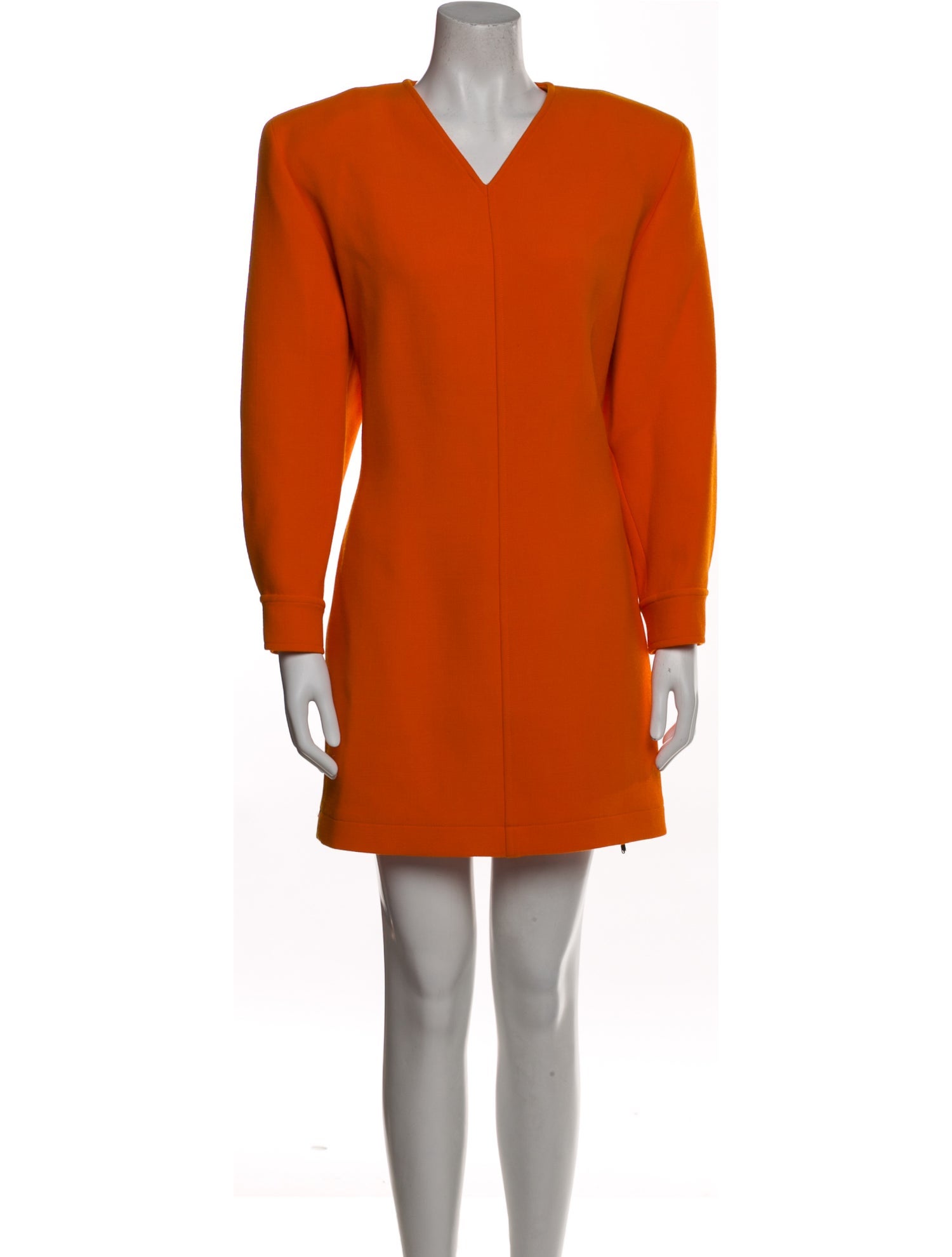 Saint Laurent Wool Mini Dress