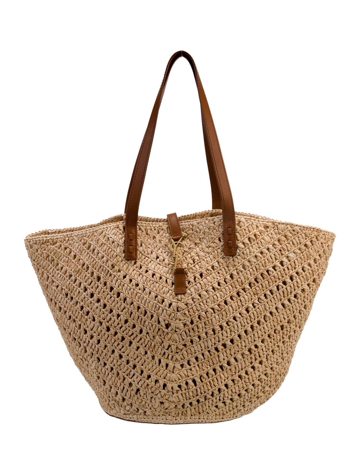 Saint Laurent Raffia Panier Medium 2023