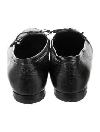Saint Laurent Roxy 10 Leather Dress Loafers