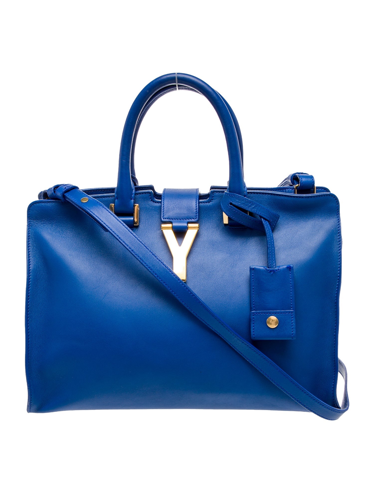 Saint Laurent Leather Y Cabas Small