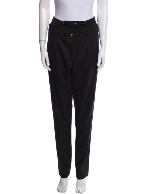 Saint Laurent Virgin Wool Straight Leg Pants