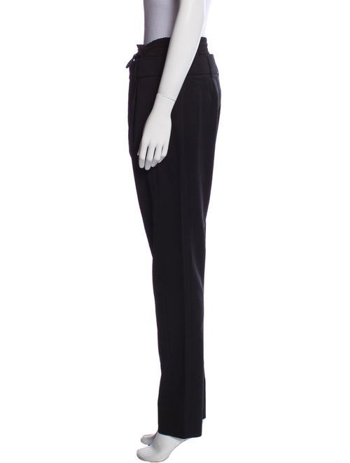 Saint Laurent Virgin Wool Straight Leg Pants