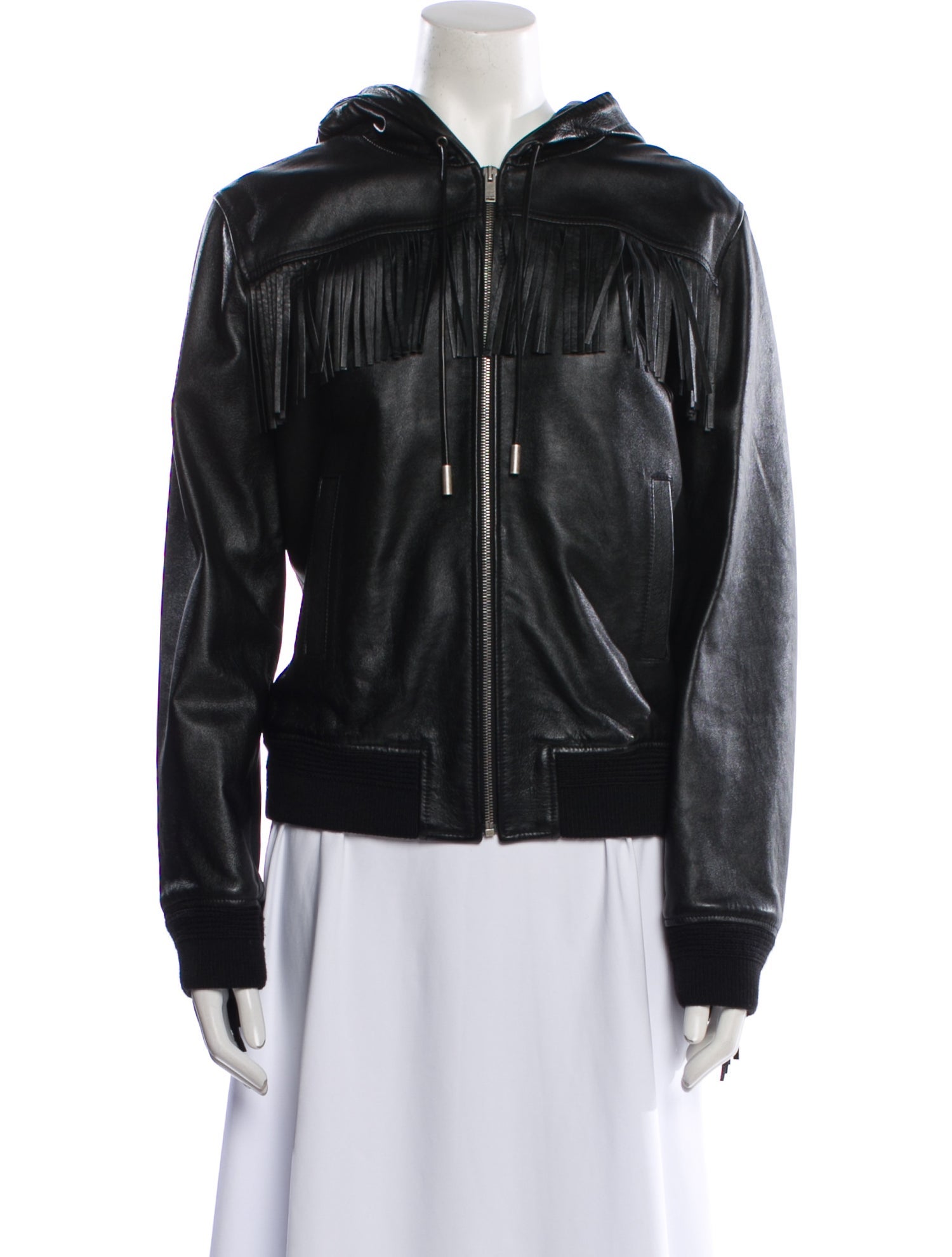 Saint Laurent Leather Biker Jacket