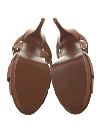 Saint Laurent Leather T-Strap Pumps